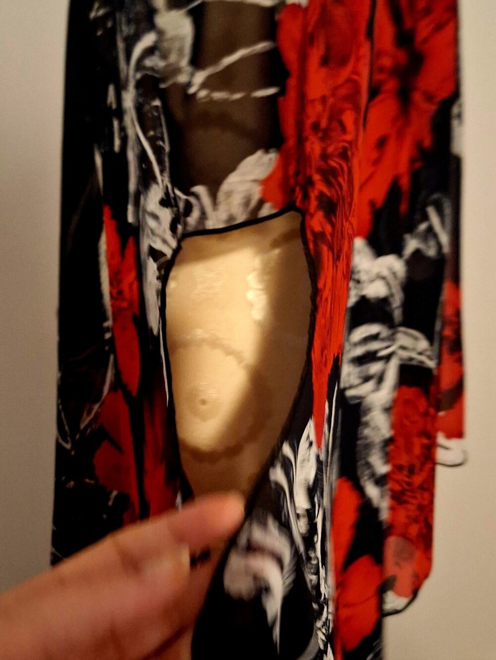 Joseph Ribkoff Asymmetrical Sheer Blouse - Picture 12 of 12